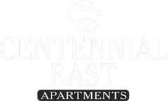 Logo at Centennial East Apartments in Englewood, Colorado