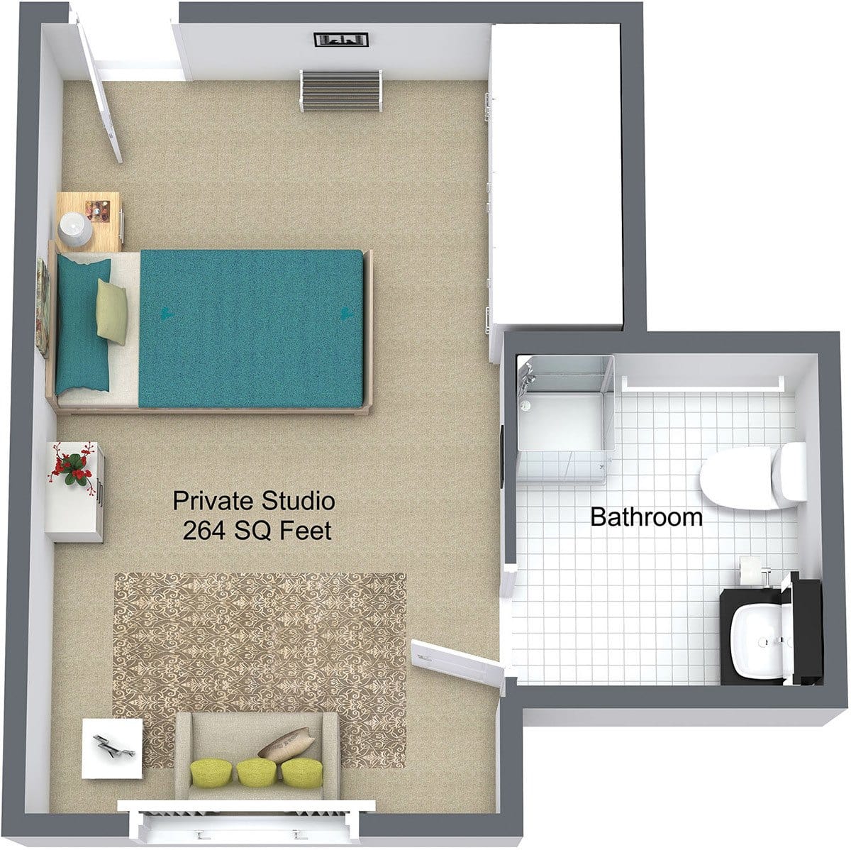 New Dawn Memory Care Floor Plan