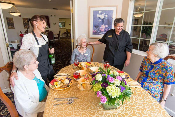 Group meals at South Pointe in Everett, WA