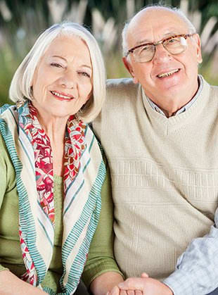 Couple in assisted living at South Pointe