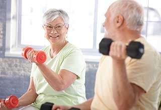 Senior living exercise in Richmond