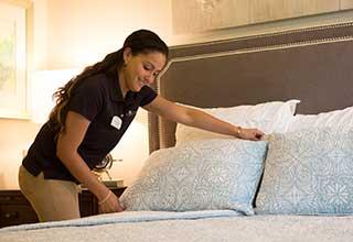 Housekeeping impressions at Richmond senior living community.