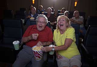 Movie services for Richmond senior living residents.