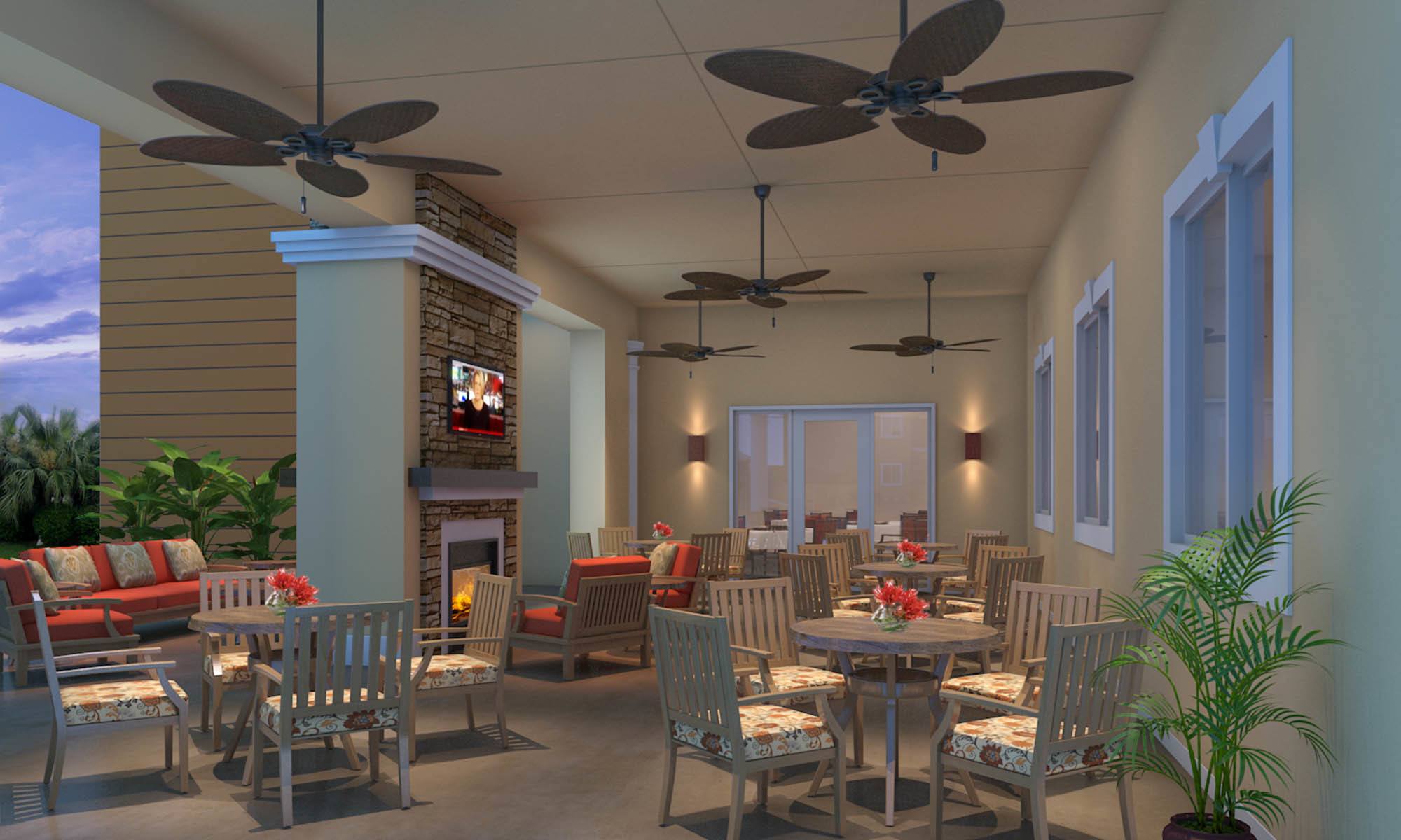 Dinning Room At Discovery Village At The Forum - Independent Living