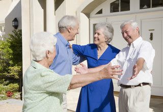 Senior living residents can earn rent credit by telling friends about their Florida community
