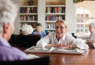 Senior living community offering programs for personal enrichment