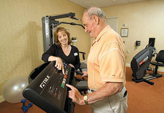Fitness programs for Discovery Village At Sugarloaf senior living residents.