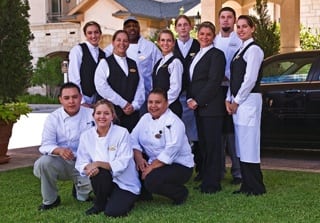 Senior living community staff members in Palm Beach Gardens.