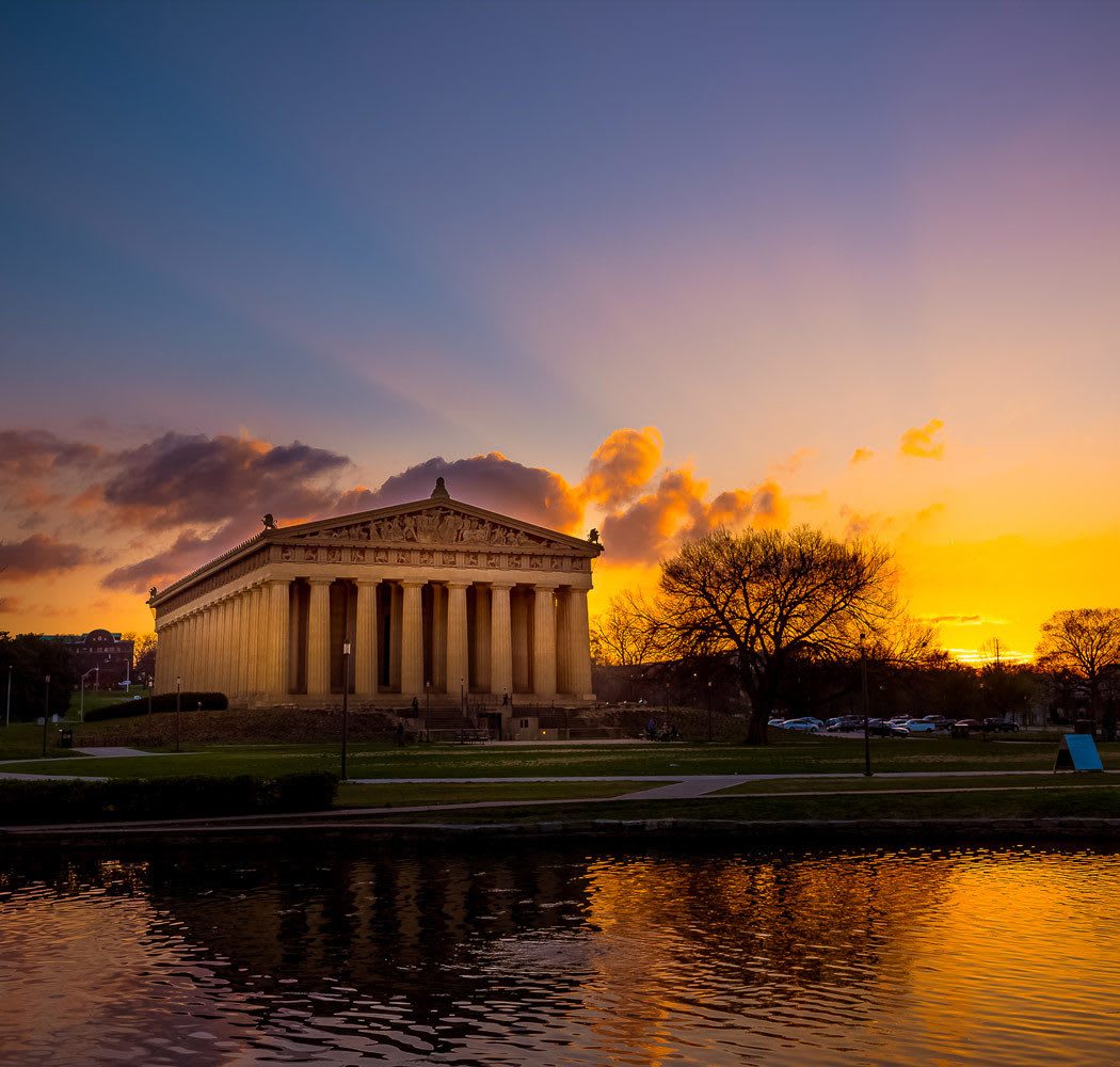 The Parthenon at Centennial Park near West End Village