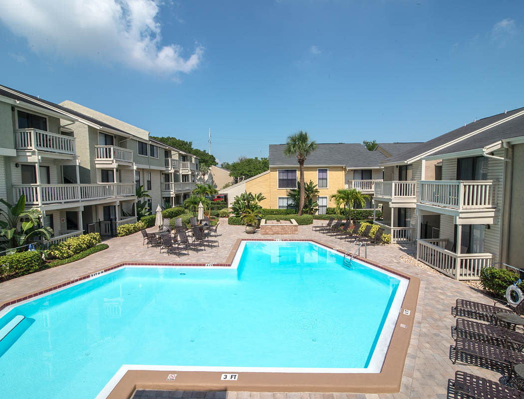 Balcony view at Bay Oaks in Tampa