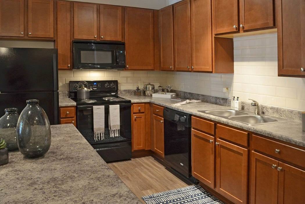 Beautiful kitchen appliances at Station 92 at Woodstock in Woodstock
