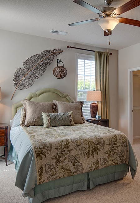 Master bedroom at Legacy at Wakefield in Raleigh