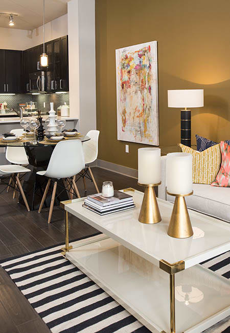 Anthem Cityline living and dining room in Richardson