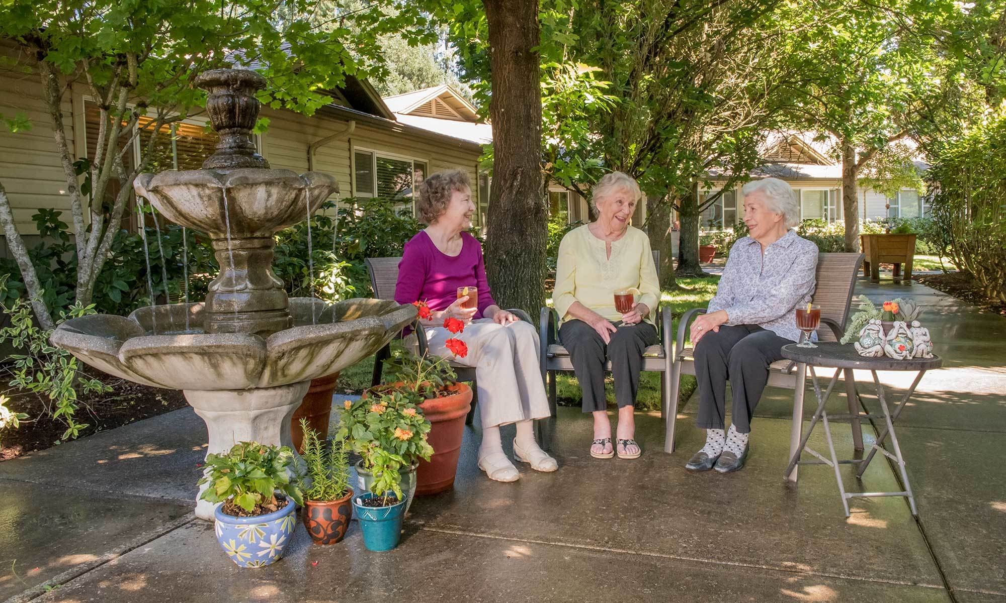 You've never been as happy as you are at our senior living facility in Wilsonville, OR!