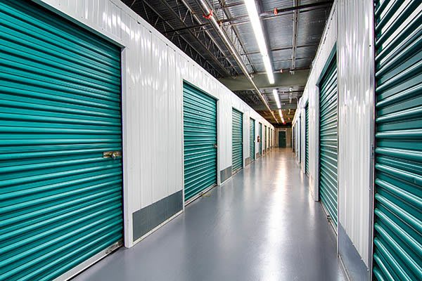 Indoor units hallway at Metro Self Storage in Sandy Springs, Georgia