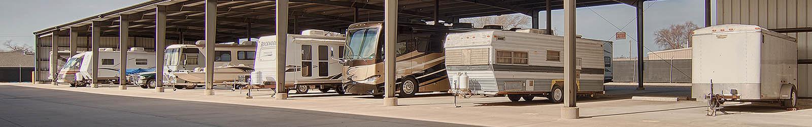 Protect you RV in our covered storage | Metro Self Storage