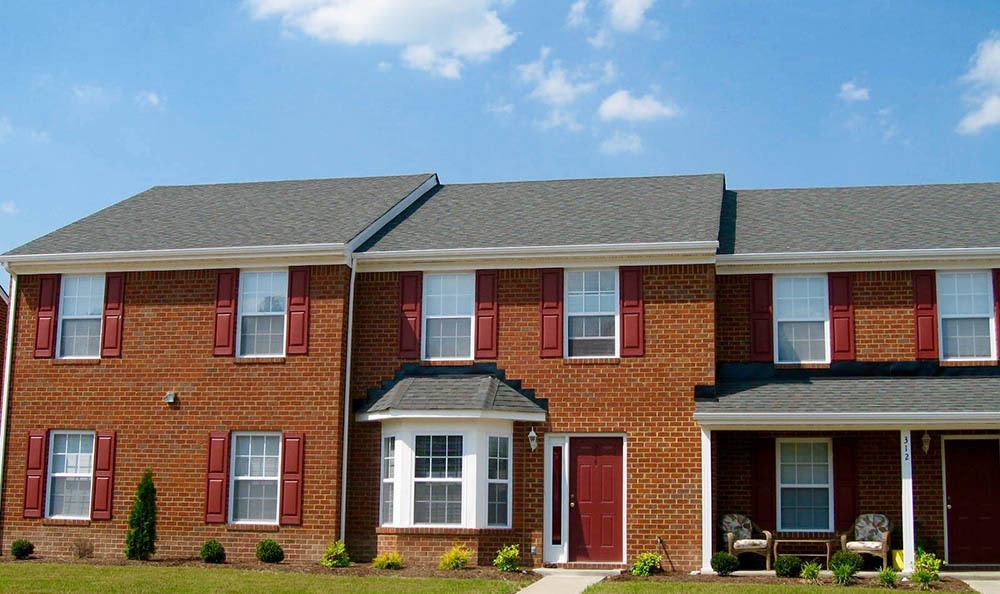 Town homes at Beamon's Mill Townhomes in Suffolk, VA