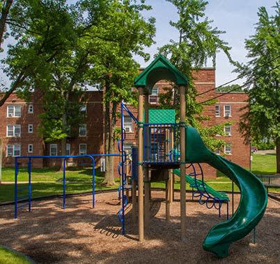 Kids will enjoy the playground at Highland Montgomery