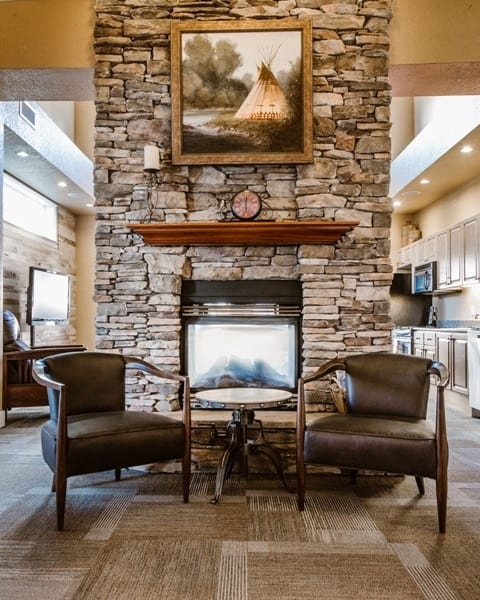 Theater and other amenities at our pet friendly apartments in Missoula