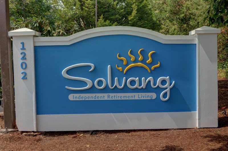 Signage at Solvang Retirement