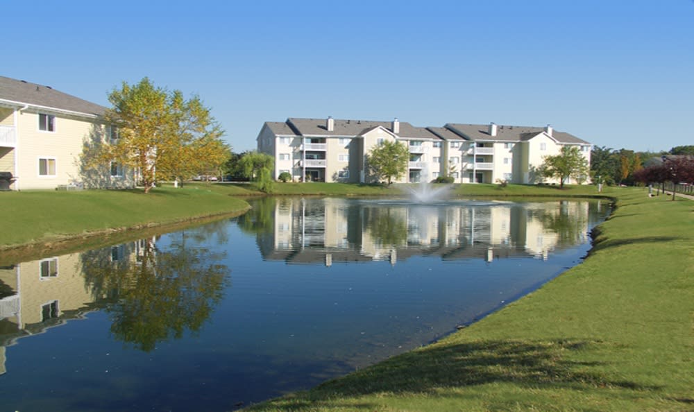 Lake view at Island Club Apartments