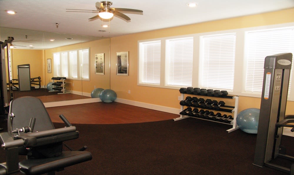 Gym at Island Club Apartments