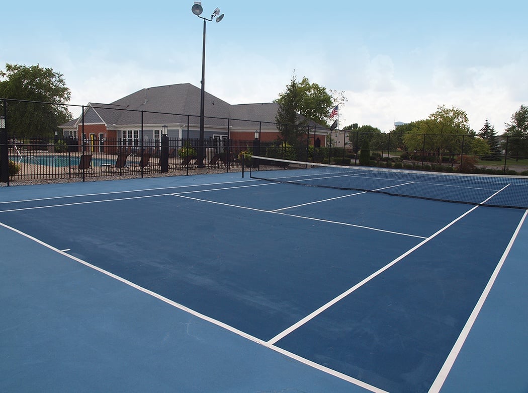 Tennis courts at Sterling Lakes