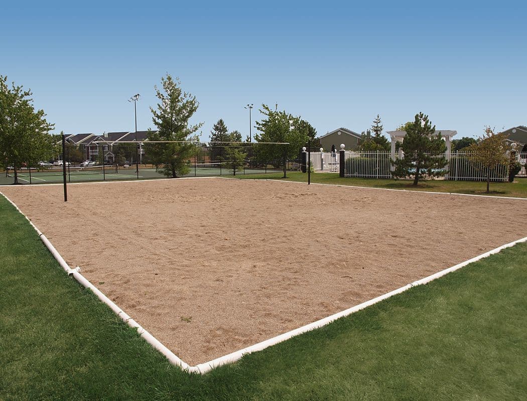 Play volleyball at The Reserve at Miller Farm