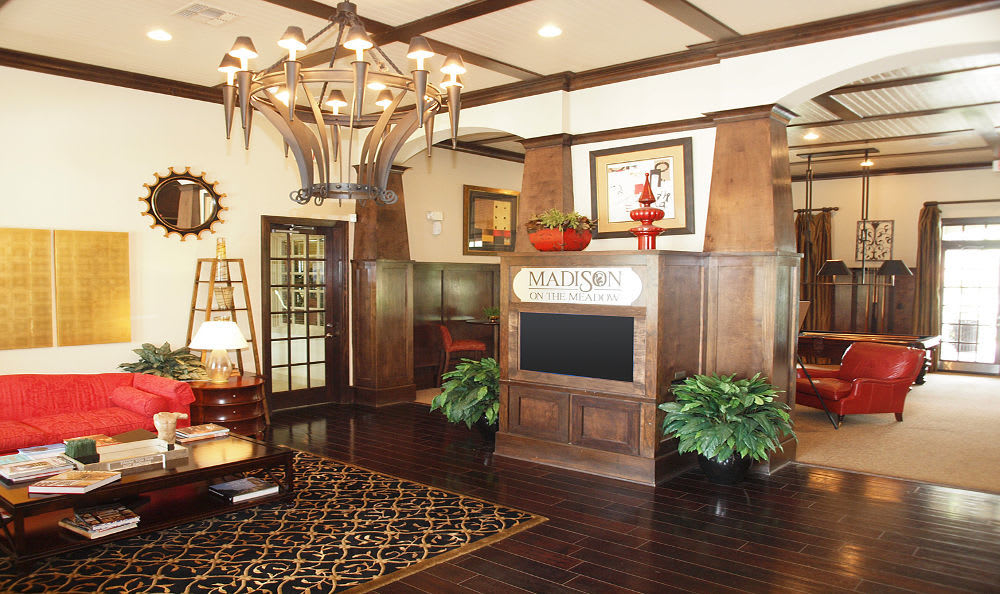 Living room at Madison on the Meadow