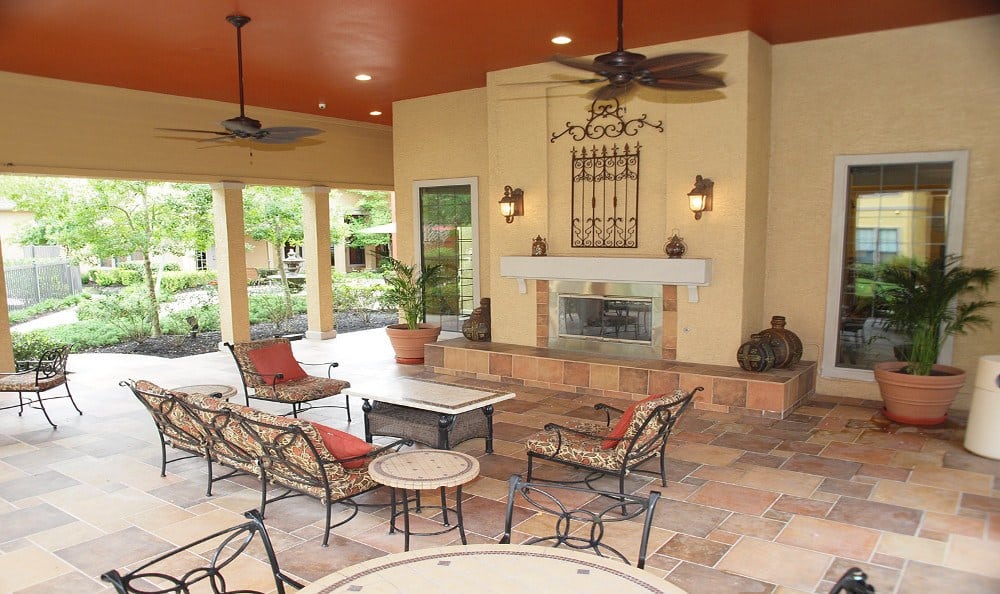 Patio at Summerwind Apartments