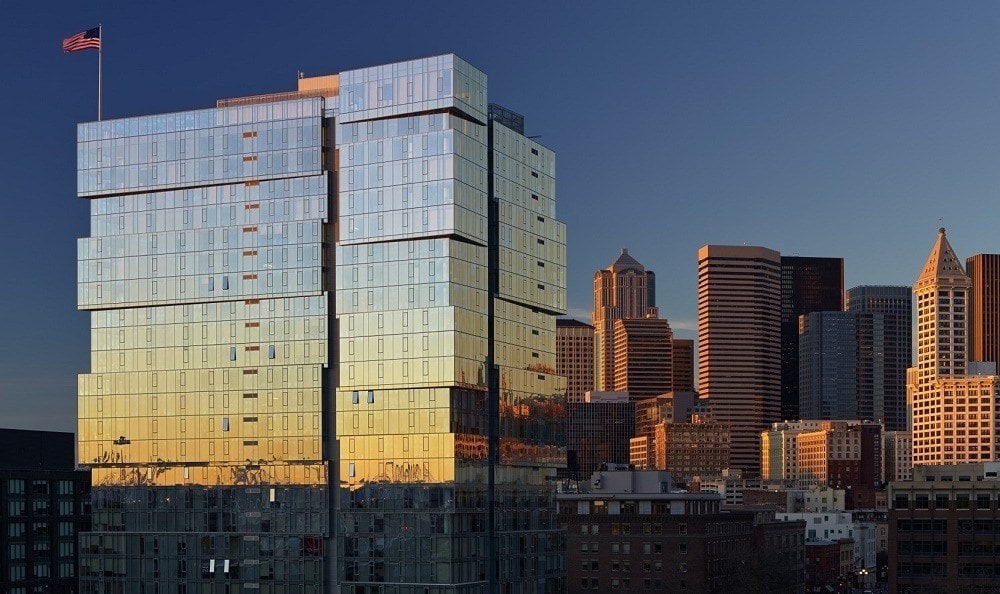 Exterior of The Wave at Stadium Place in Seattle, Washington