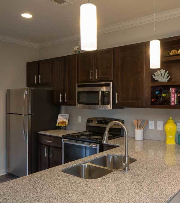 Beautiful designer bedrooms in our apartments