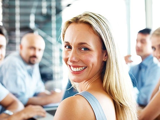 One of our smiling JVM Realty Corporation associates