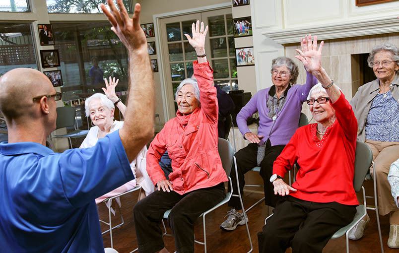 A wonderful community experience at the senior living community in Los Altos
