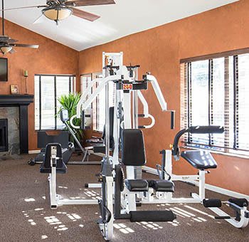 Community amenities include a fitness center