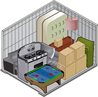 10x10 Storage unit at Storage Court