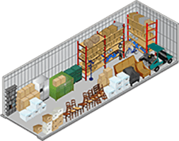 10x30 storage unit at Storage Court
