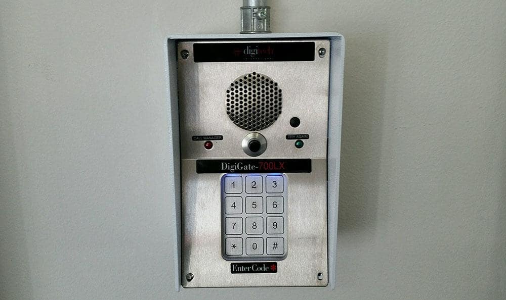 Gated entry codes at self storage in Bellingham
