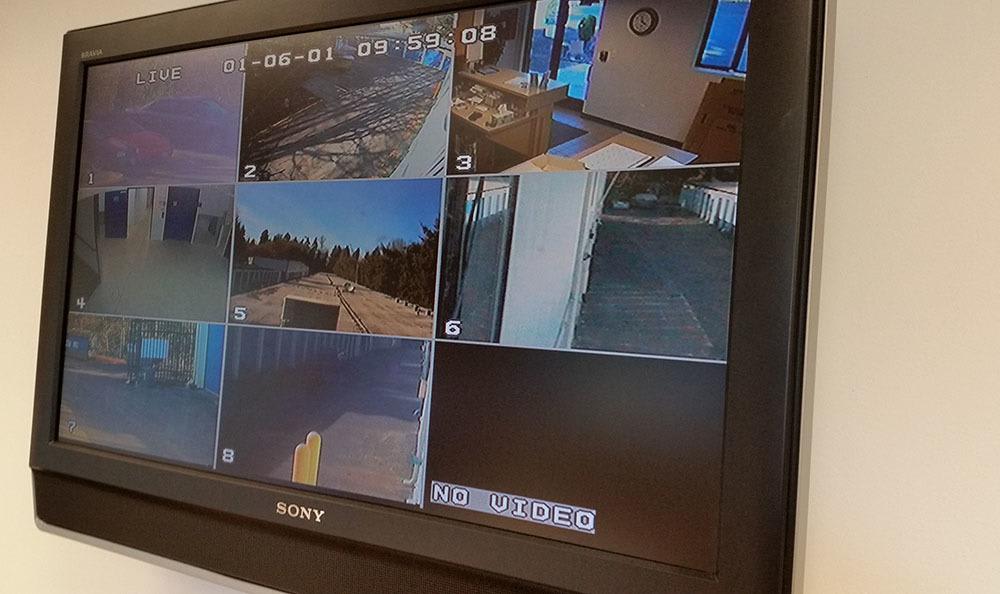 Surveillance at self storage in Federal Way