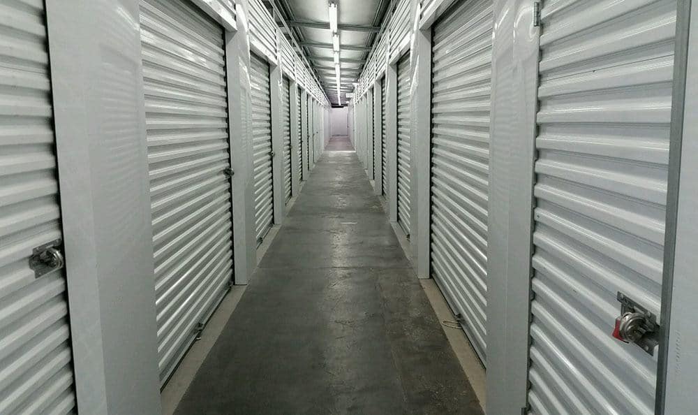 Inside storage units in Monroe