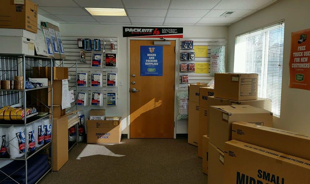 Storage supplies at Monroe