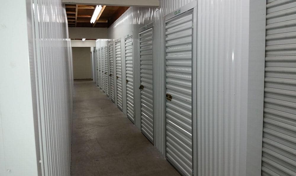 Inside storage units at Shoreline