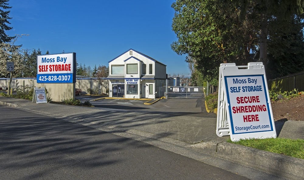 Business storage at self storage in Kirkland near Seattle