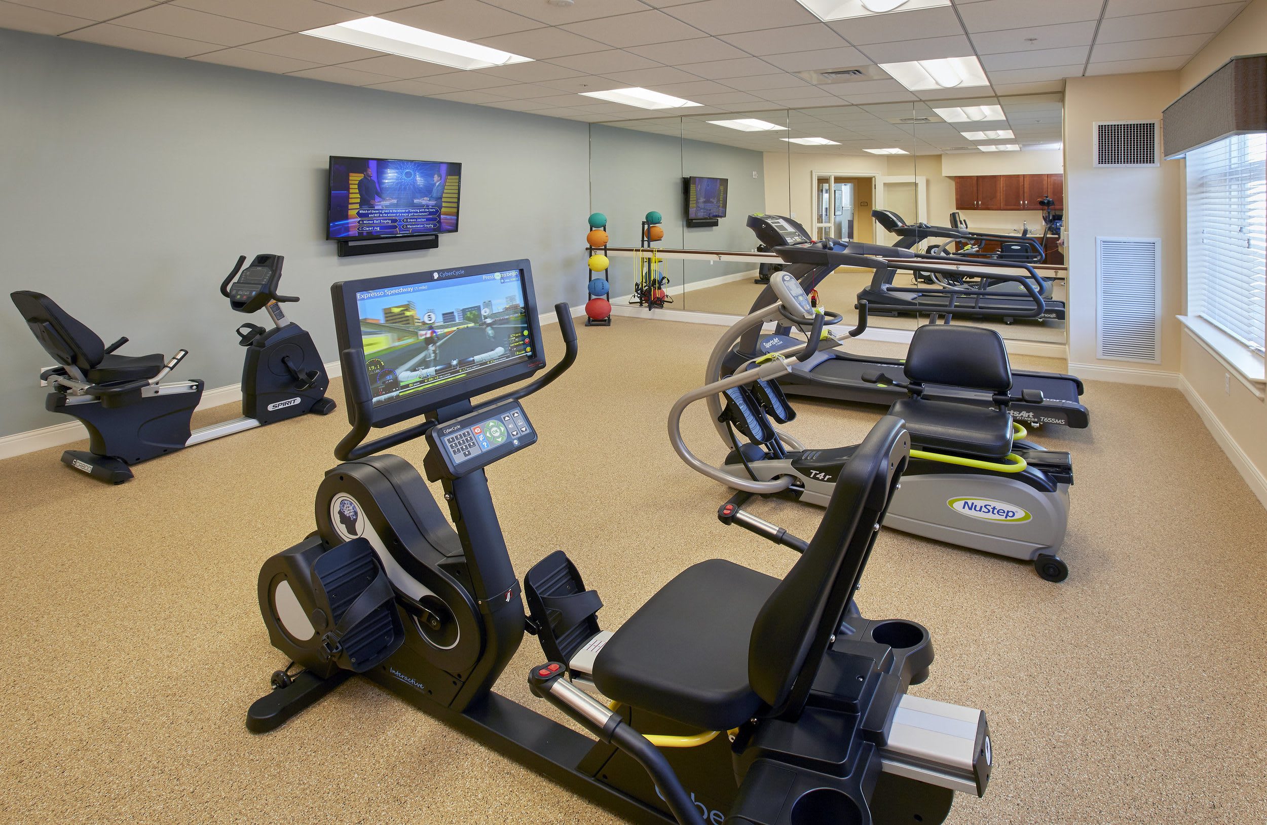Wellness and fitness center at Sturges Ridge of Fairfield