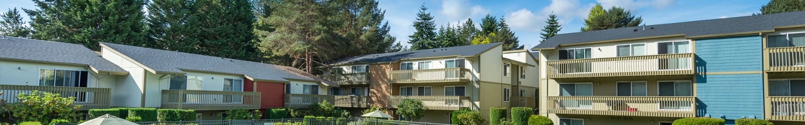Floor plans at the apartments for rent in Bellevue