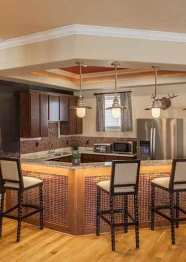 Oak Forest in Victoria has a cool kitchen in the clubhouse.