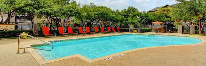 Lounge by the pool at The Parq on the Boulevard