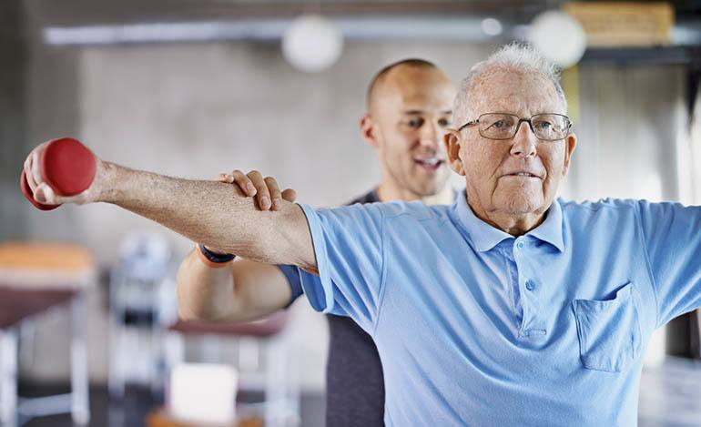 Personal Training activities for senior living residents in White Plains