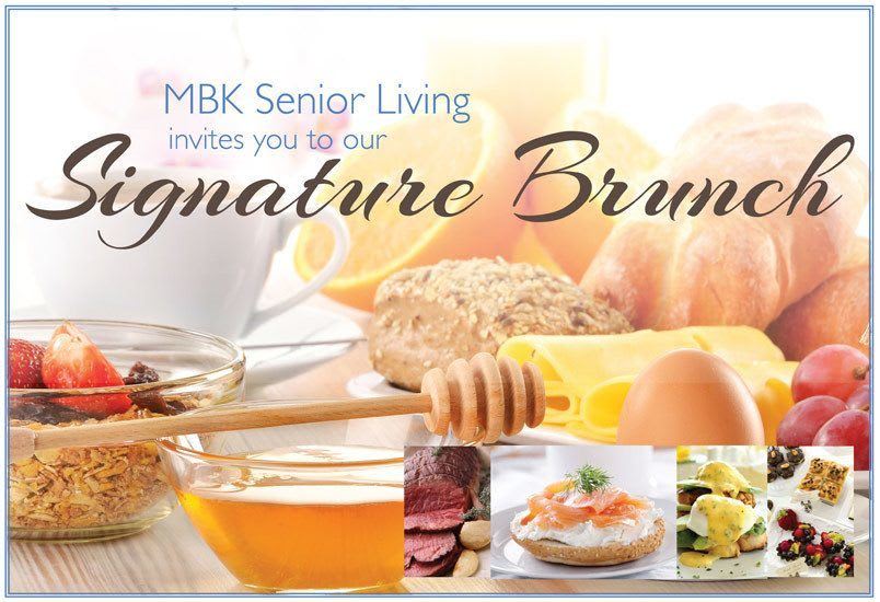 Signature brunch at the senior living community in Clearfield