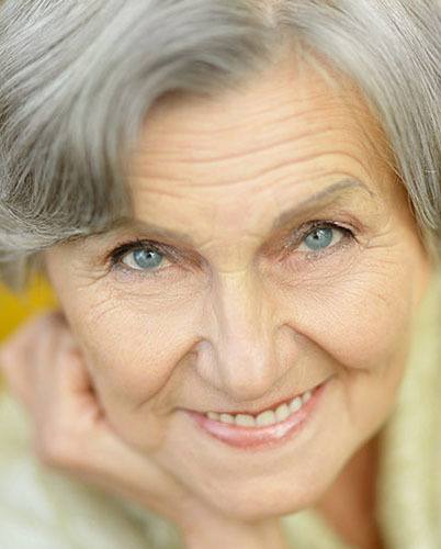 Smiling Resident at the senior living community in Salt Lake City